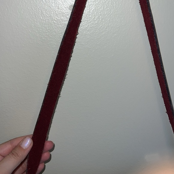 Vintage Etienne Aigner Woven Bag with Burgundy Leather Accents - Picture 6 of 8